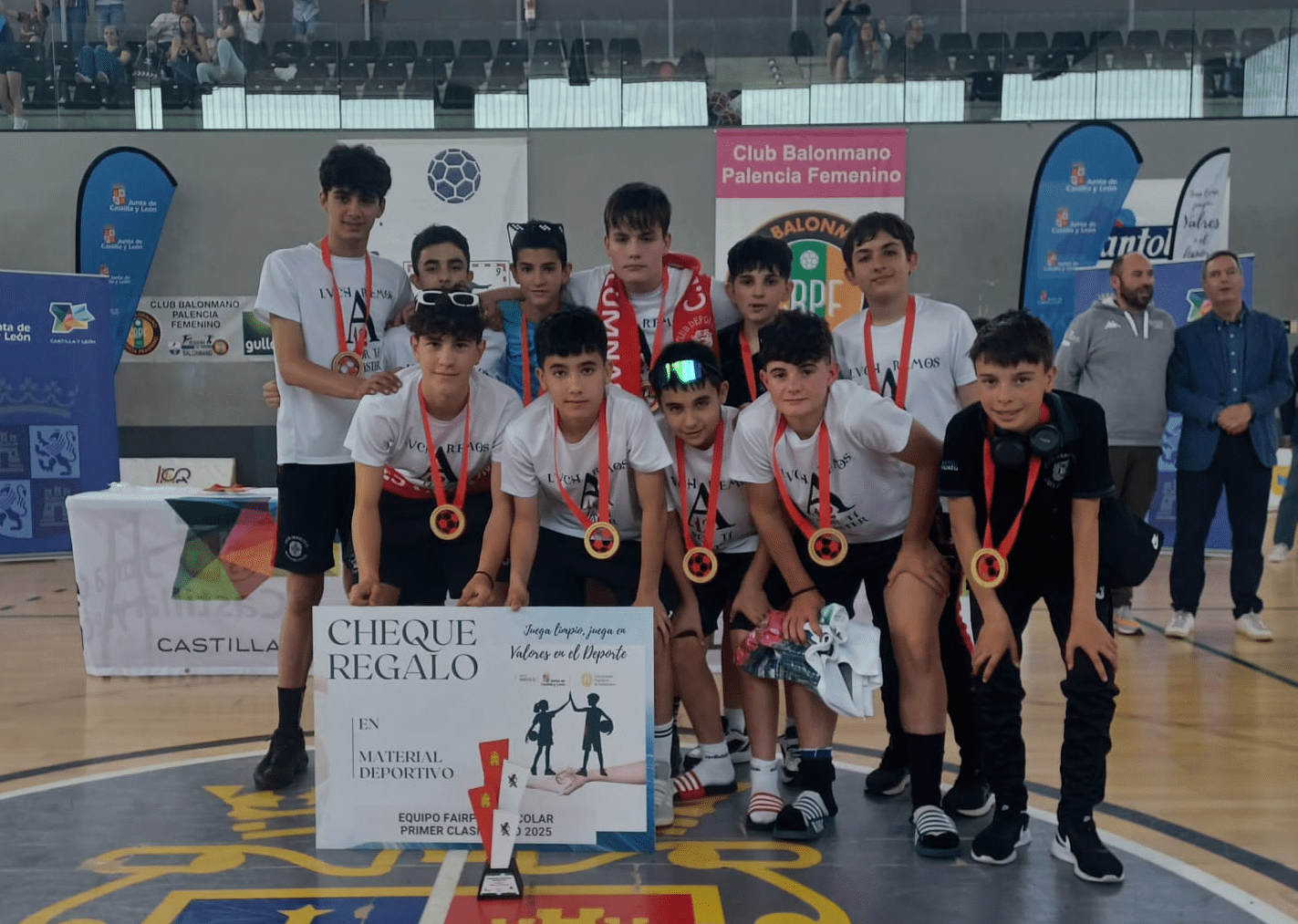 El infantil del CD Tres Columnas, campeón de Castilla y León de Juegos Escolares