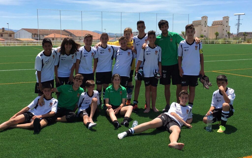 Imagen del CRCF Infantil 2015/16 al finalizar ese partido