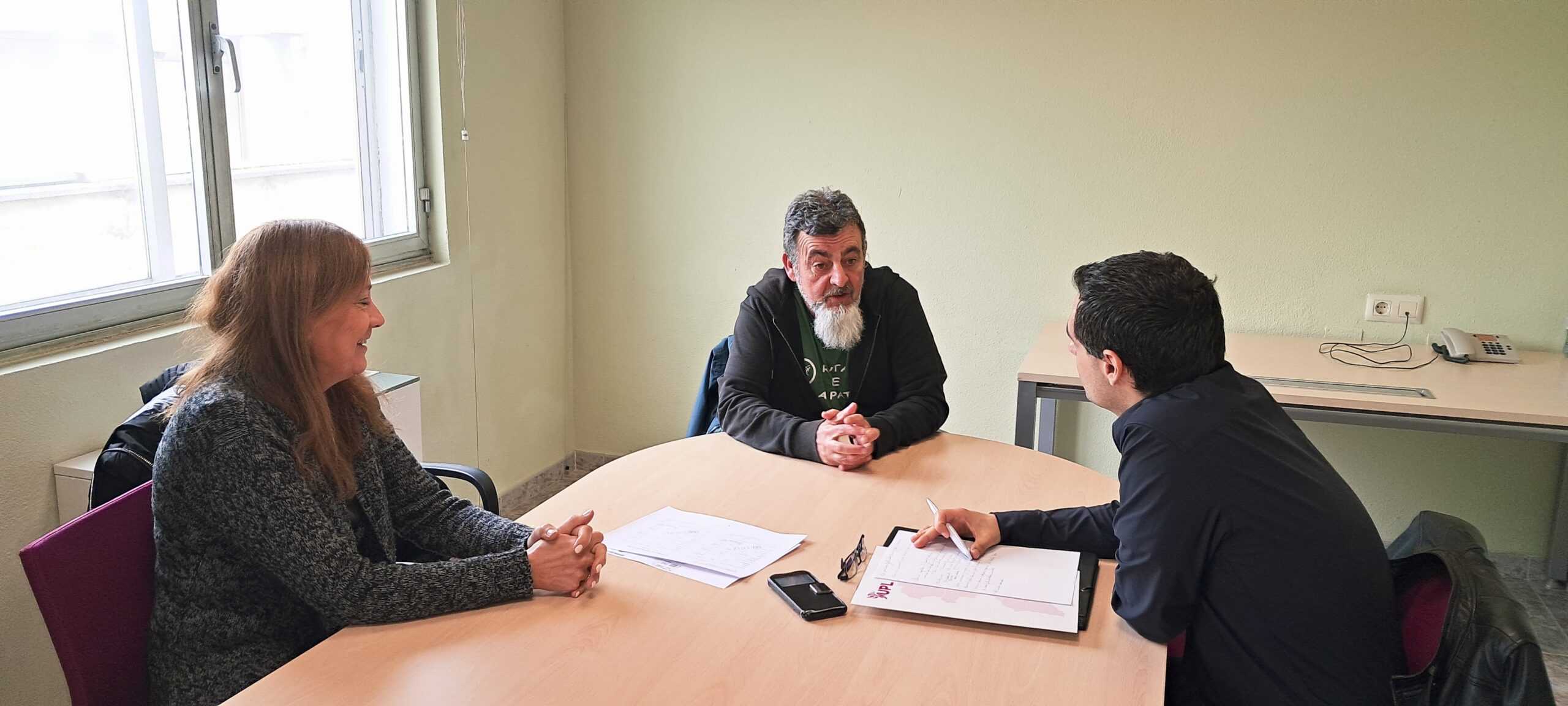 UPL se reúne con la Plataforma Salmantina en Defensa del Ferrocarril y recoge sus demandas