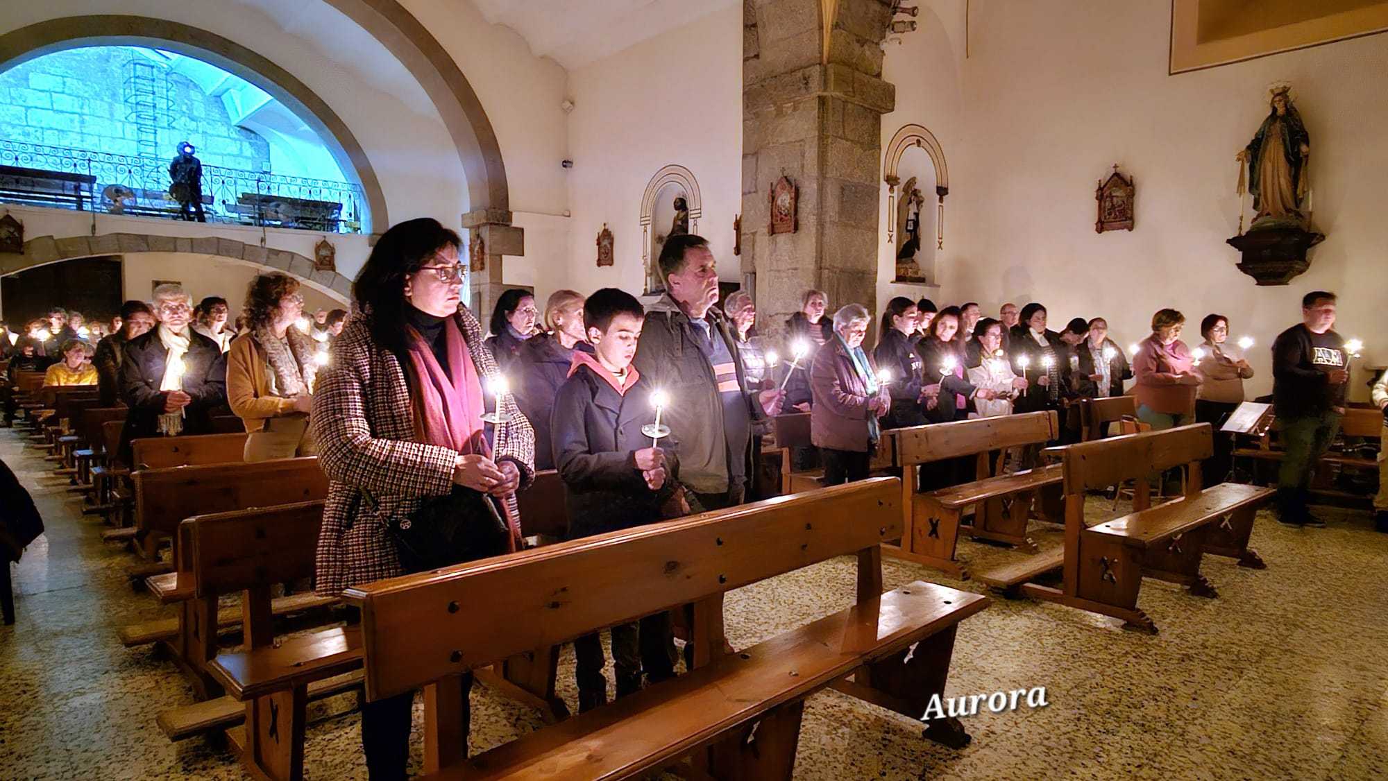 Vigilia Pascual en la parroquia de San Andrés de Ciudad Rodrigo
