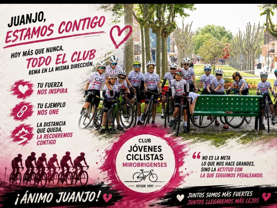 El Club de Jóvenes Ciclistas Mirobrigenses le entregará a Juanjo Calvo Oreja un maillot conmemorativo en el recibimiento de Ciudad Rodrigo