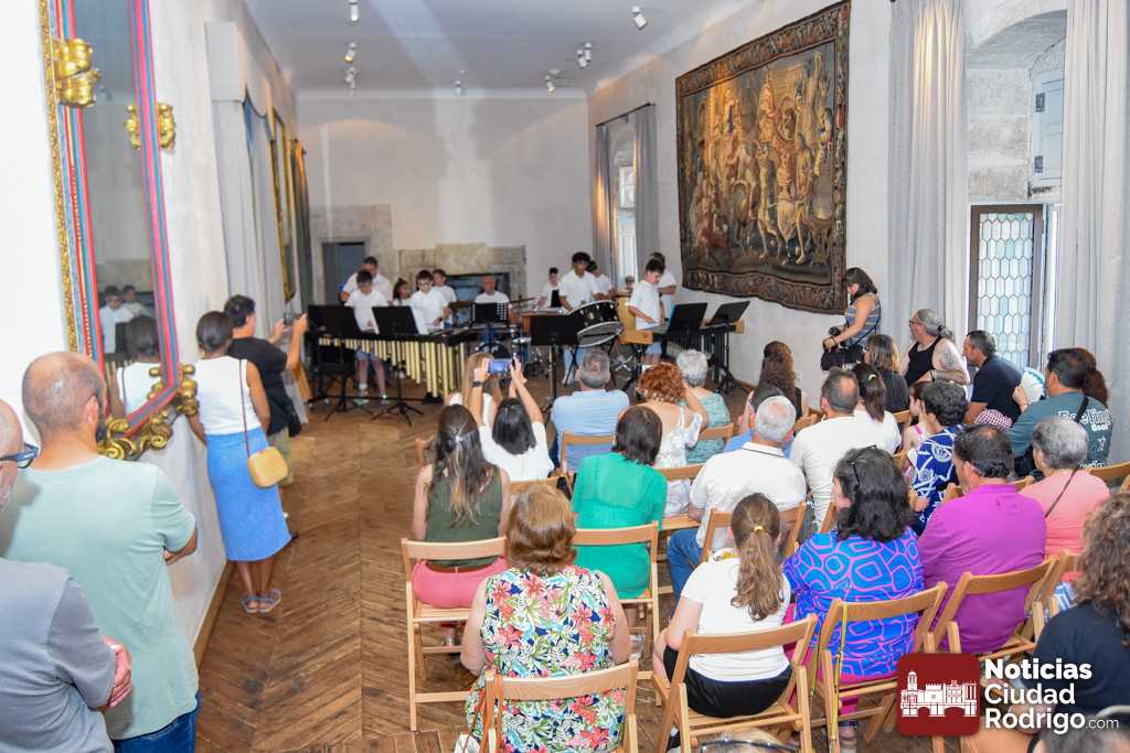 Brillante debut de la Orquesta de Percusión de Ciudad Rodrigo en el Palacio de Montarco