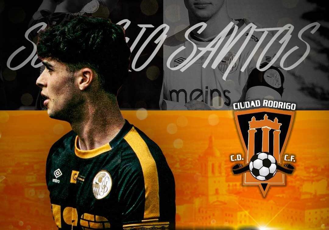 El Ciudad Rodrigo CF ficha al delantero Sergio Santos, procedente del Salamanca CF UDS B