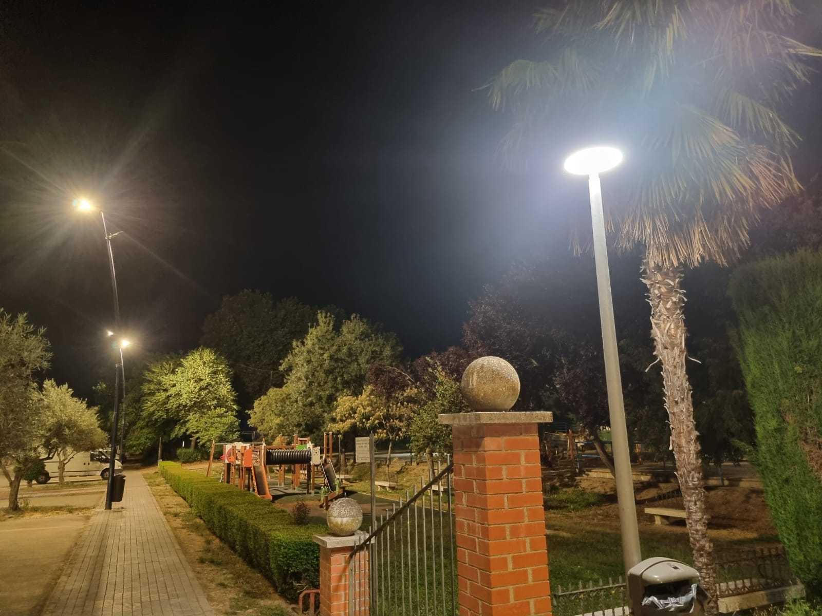 El Ayuntamiento de Ciudad Rodrigo aumenta la iluminación en la zona del Valle de San Martín