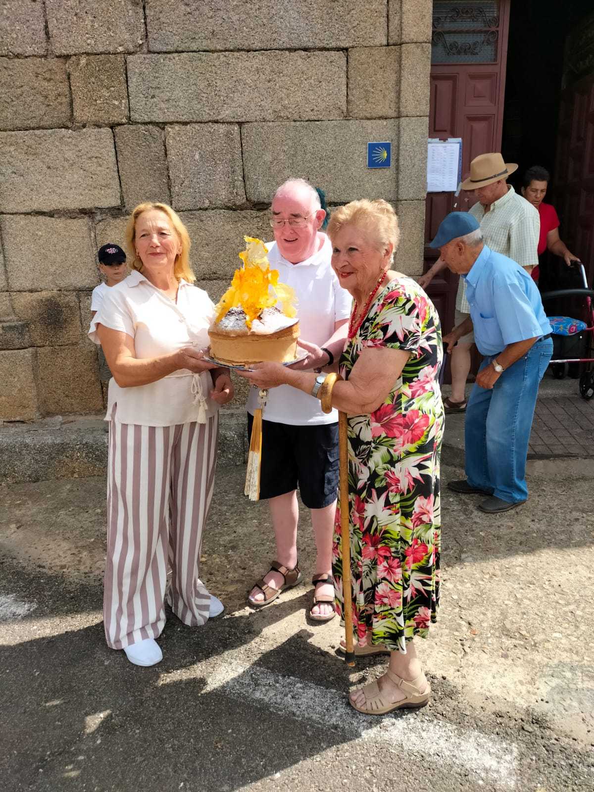 Recuperación del ofertorio de roscas a la Virgen de la Asunción en La Bouza