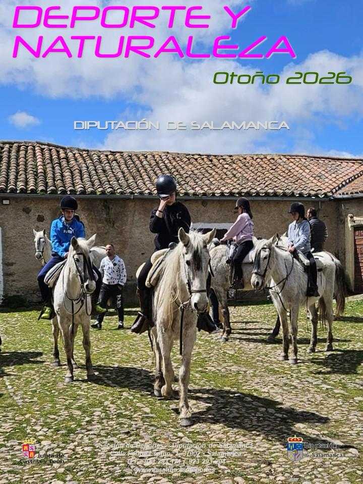 La Diputación de Salamanca convoca 100 plazas para el programa «Deporte y Naturaleza Otoño 2026» destinado a escolares de la provincia