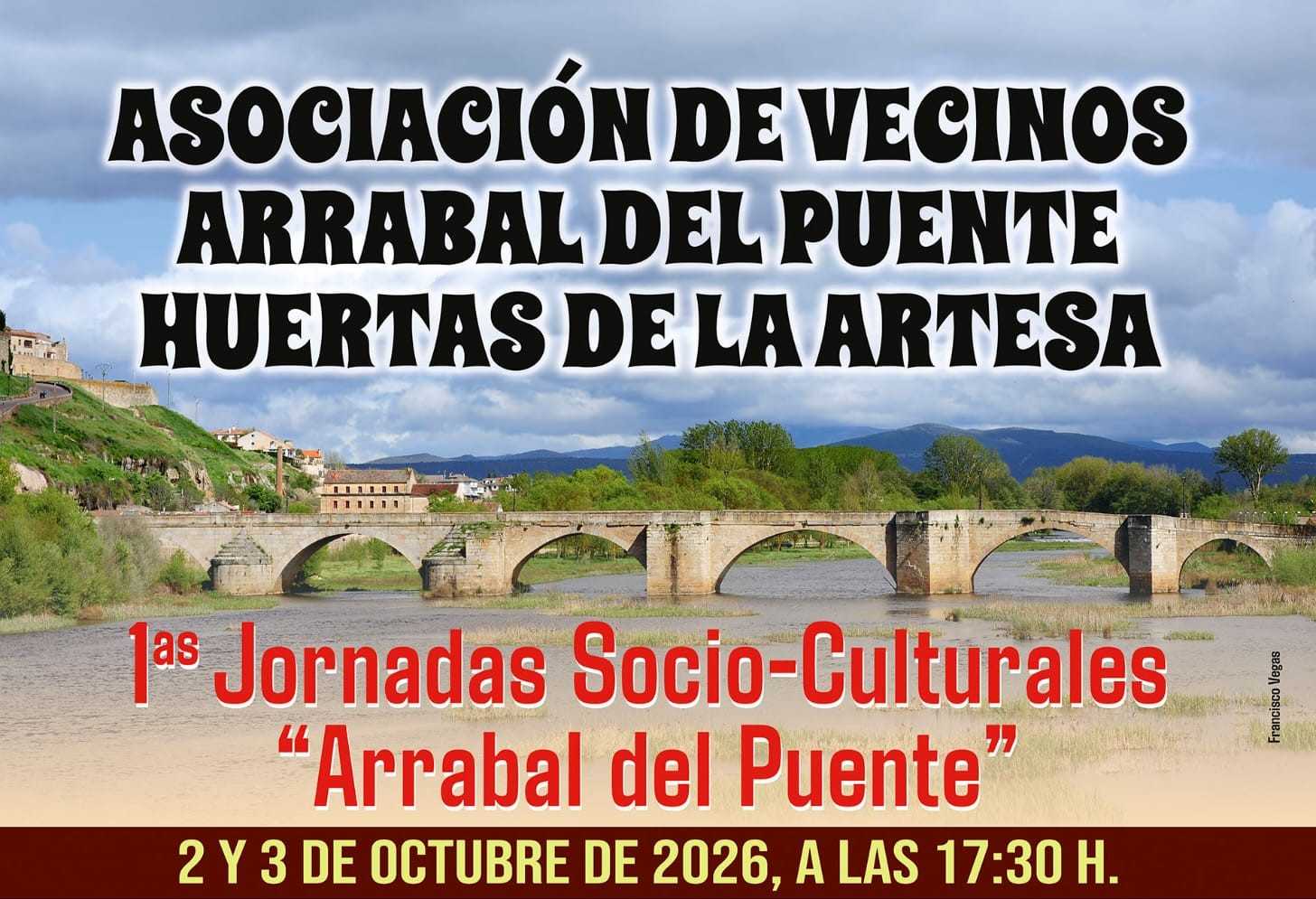 Las I Jornadas Socioculturales «Arrabal del Puente» serán el 2 y 3 de octubre