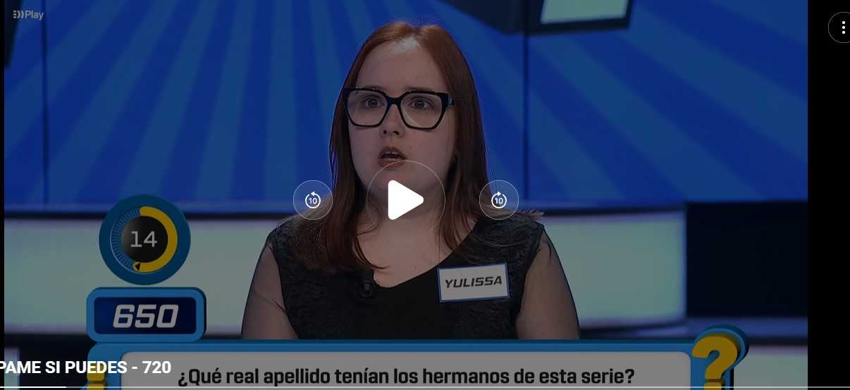 Yulissa García, de Peñaparda, participa en el concurso «Atrápame si puedes» del Canal Extremadura
