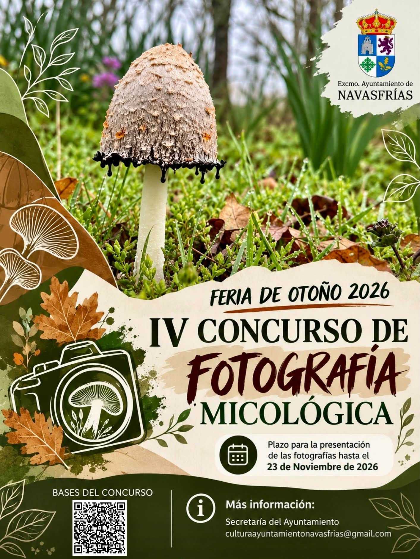 Abierta la presentación de obras al IV Concurso de Fotografía Micológica de Navasfrías