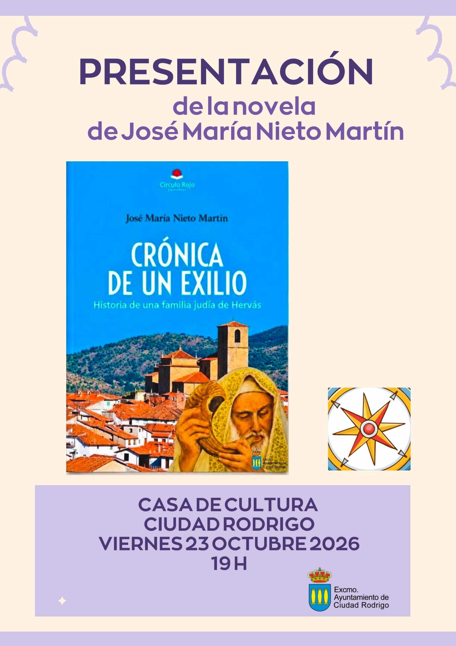 Presentación de «Crónica de un exilio. Historia de una familia judía de Hervás» en Ciudad Rodrigo