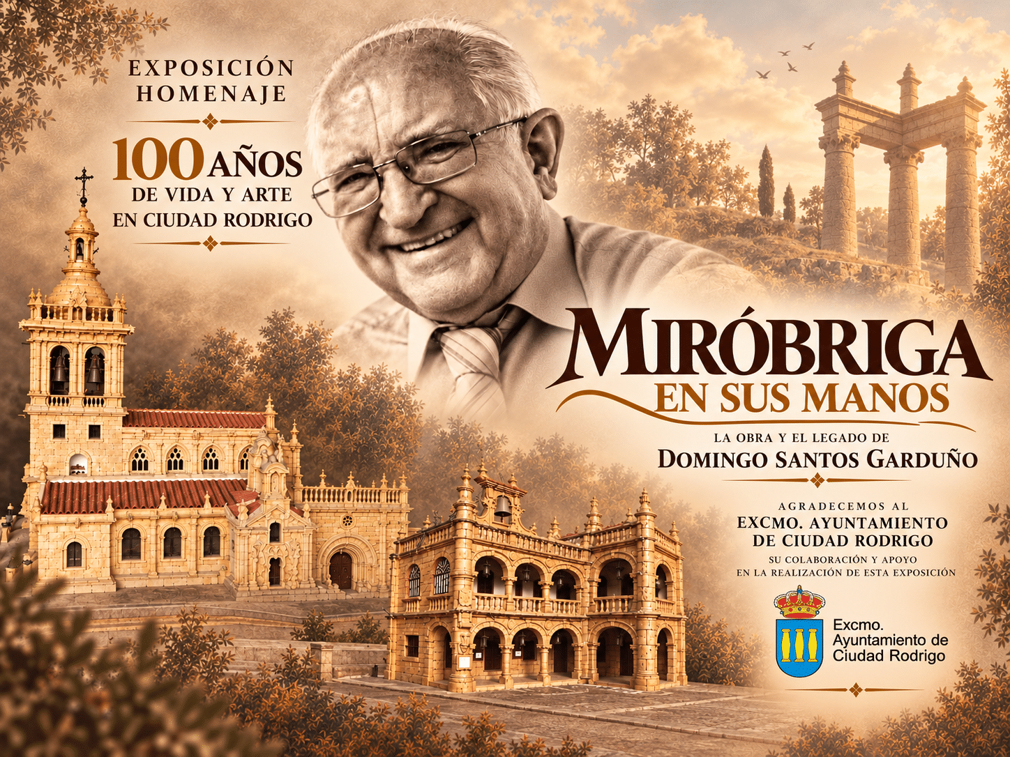 Ciudad Rodrigo homenajeará a Domingo Santos Garduño con una exposición dedicada a sus 100 años de vida y arte