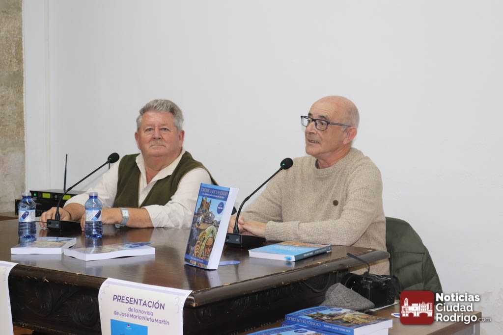 José María Nieto habla del pasado judío de Salamanca a través de una novela presentada hoy en Ciudad Rodrigo