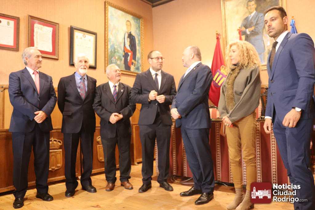 Recepción al embajador de Irlanda en el Ayuntamiento de Ciudad Rodrigo