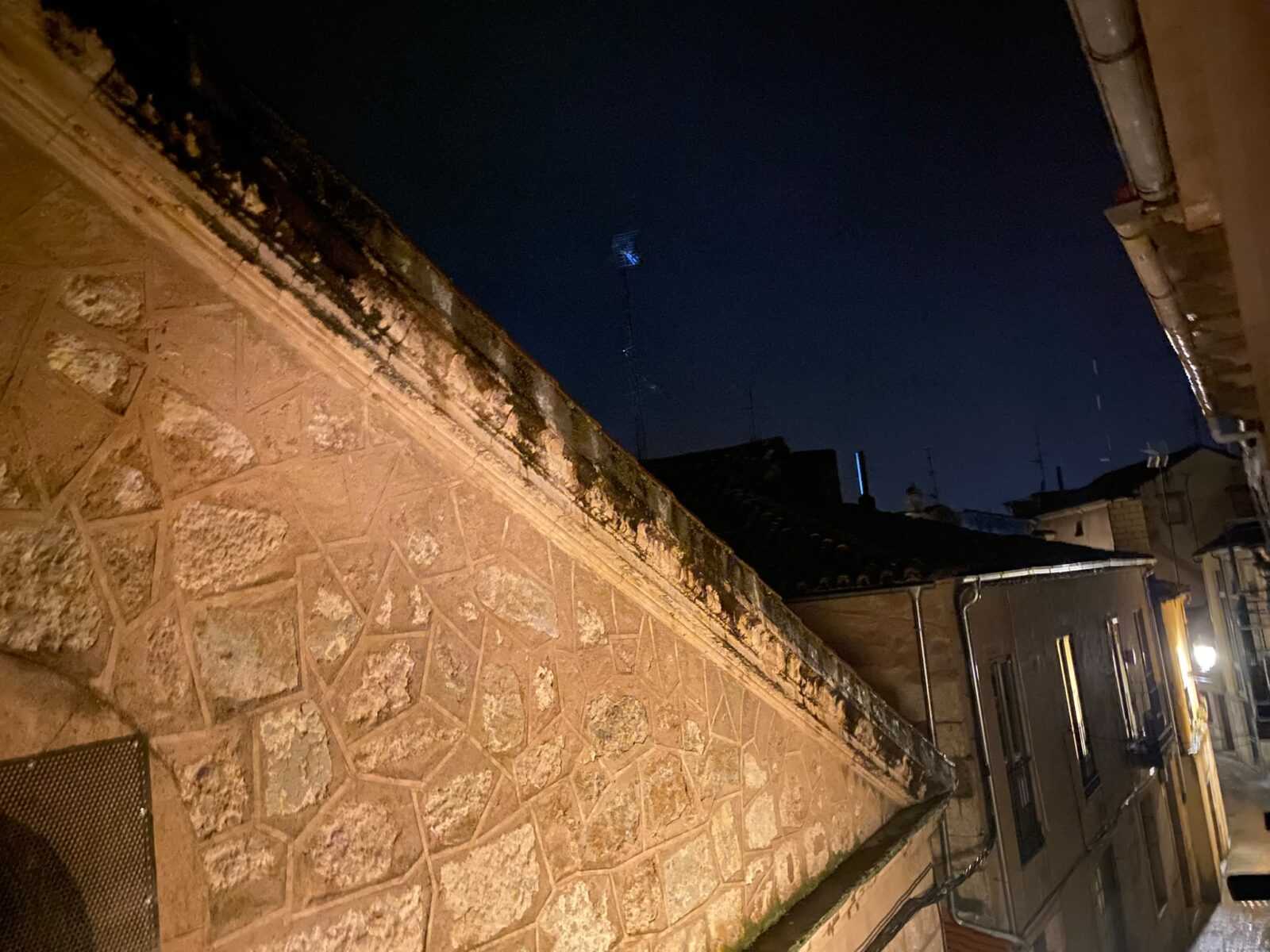 El otoño se hace presente en Ciudad Rodrigo y comarca con una tormenta nocturna de primer nivel