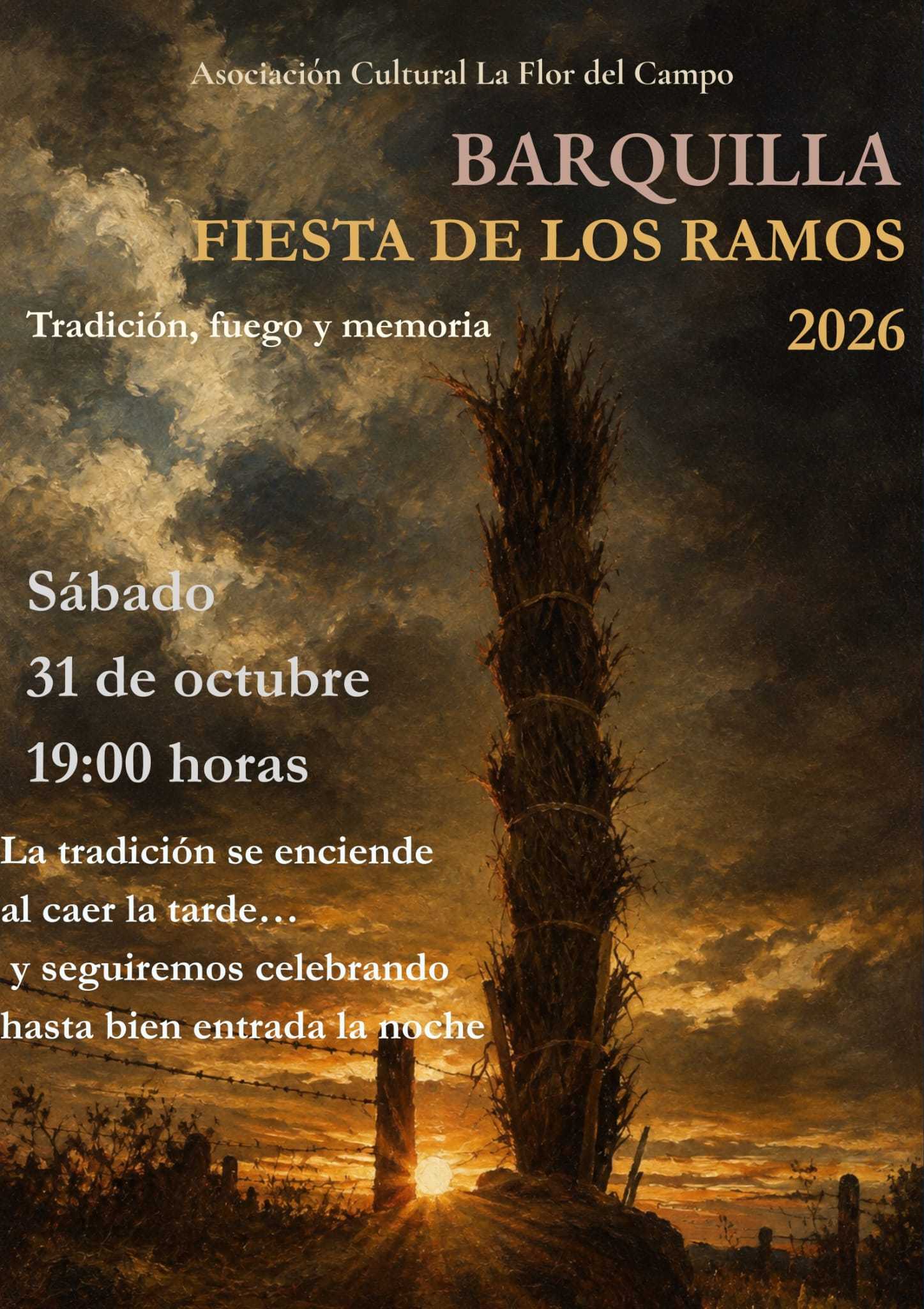 En marcha los preparativos para la Fiesta de los Ramos en Barquilla el próximo 31 de octubre